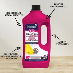 Déboucheur spécial cheveux Fulgurant 800ml><noscript><img width=
