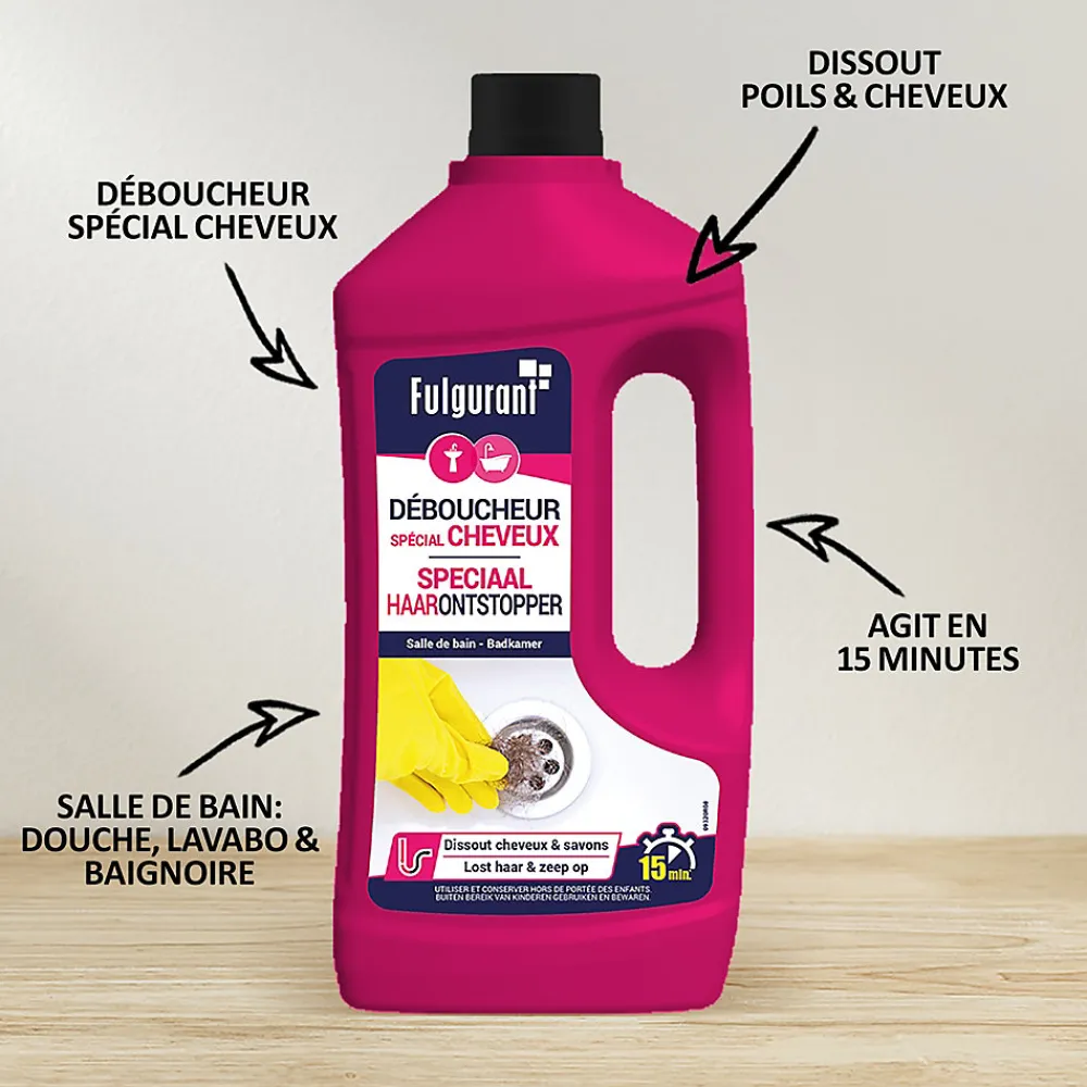Déboucheur spécial cheveux Fulgurant 800ml> Online