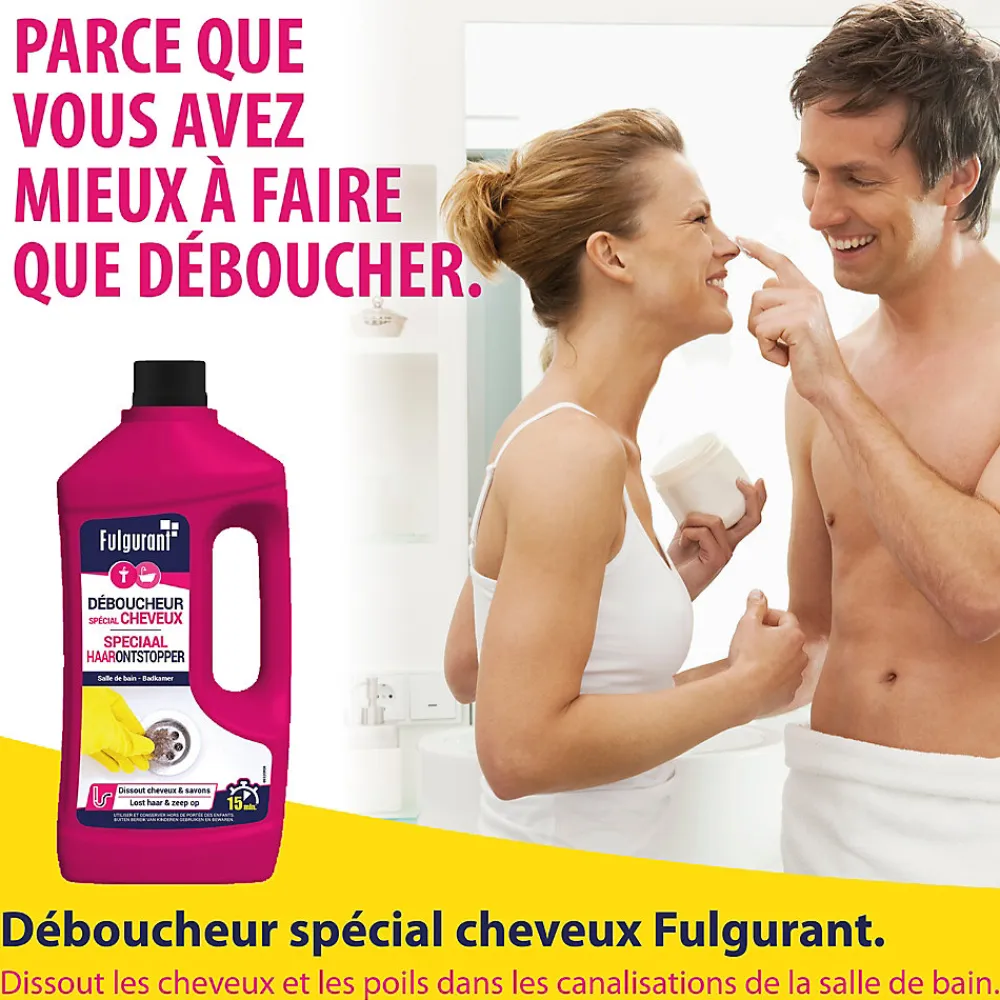 Déboucheur spécial cheveux Fulgurant 800ml> Online