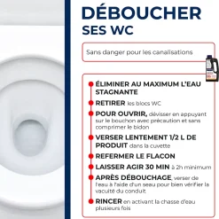 Starwax Déboucheur spécial WC avec javel 1L* Déboucheur