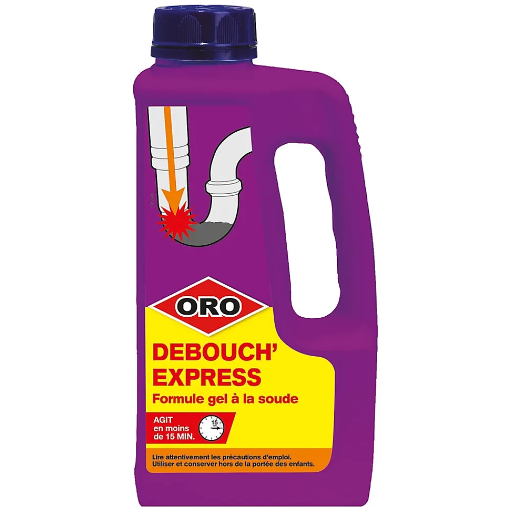 Débouch'tout Express gel Liquide 1L Oro* Déboucheur