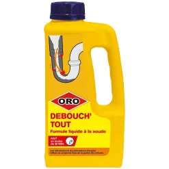 Débouch'tout Liquide à la soude 1L Oro* Déboucheur