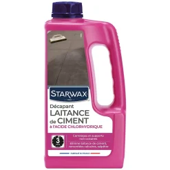 Décapant laitance de ciment carrelages 1L>Starwax New