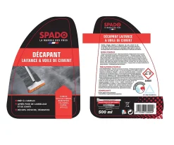 Spado Décapant laitance et voile de ciment professionnel 500ml* Produits De Gros Lessivage