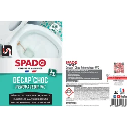 Décapant rénovateur WC-toilettes-fonds de cuvette 1L>Spado Sale