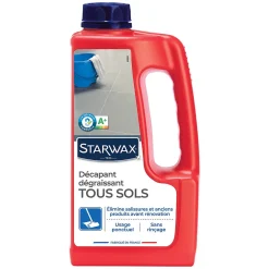 Décapant sans rinçage avant rénovation sols intérieurs 1L>Starwax
