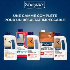 Starwax Décapant sans rinçage marbre et pierres naturelles 1L* Nettoyant Et Entretien Pour Sol