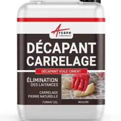 Arcane Industries DÉCAPANT VOILE CIMENT - 20 L -* Nettoyant Et Entretien Pour Sol