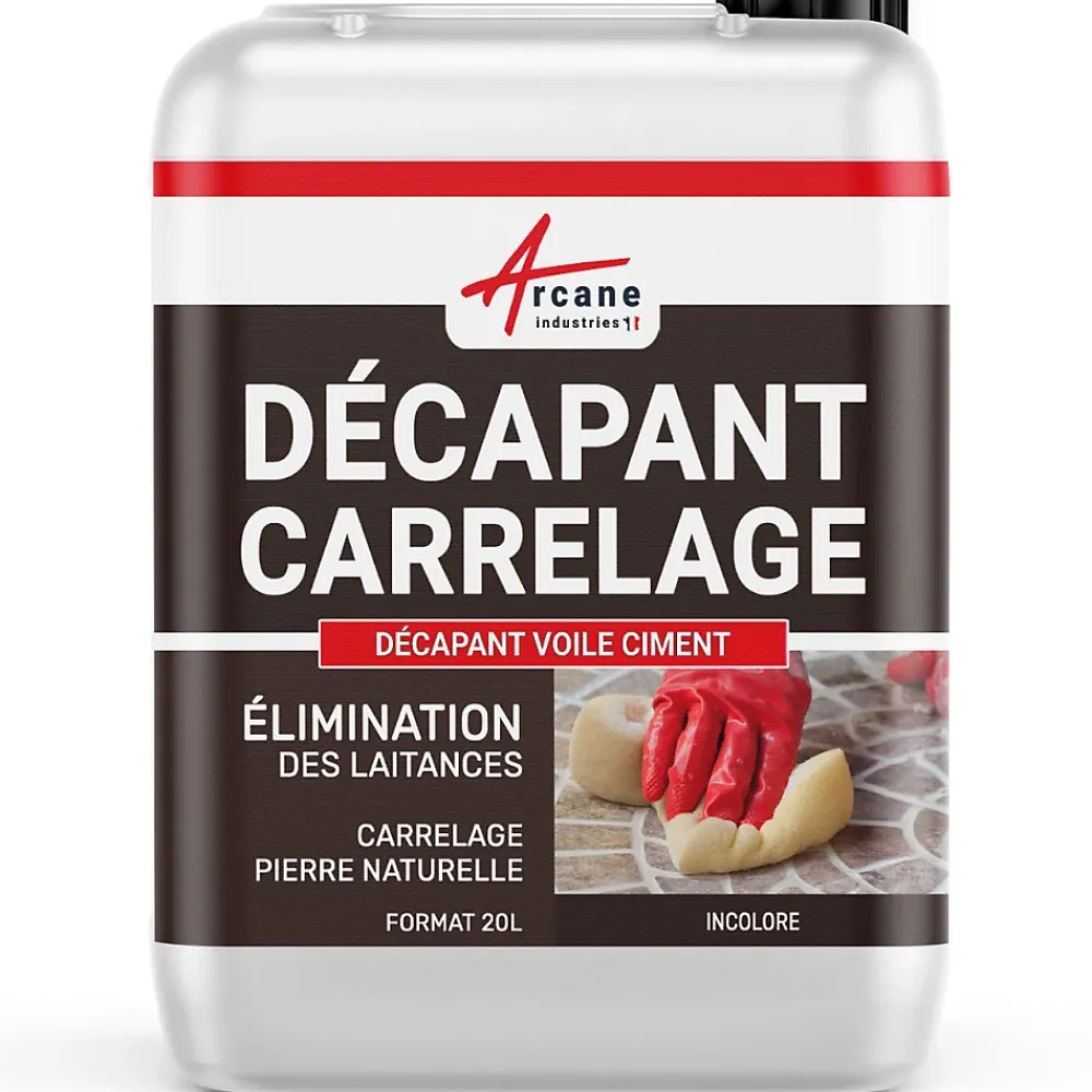 Arcane Industries DÉCAPANT VOILE CIMENT - 20 L -* Nettoyant Et Entretien Pour Sol