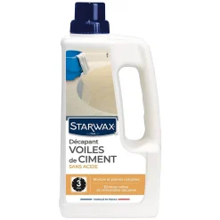 Décapant voiles de ciment marbre et pierres naturelles 1L>Starwax Clearance