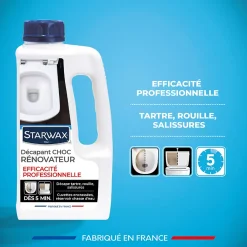 Décapant WC choc rénovateur 1L>Starwax Discount
