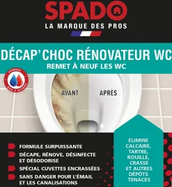 Décap'choc rénovateur pour WC 3L>Spado Clearance