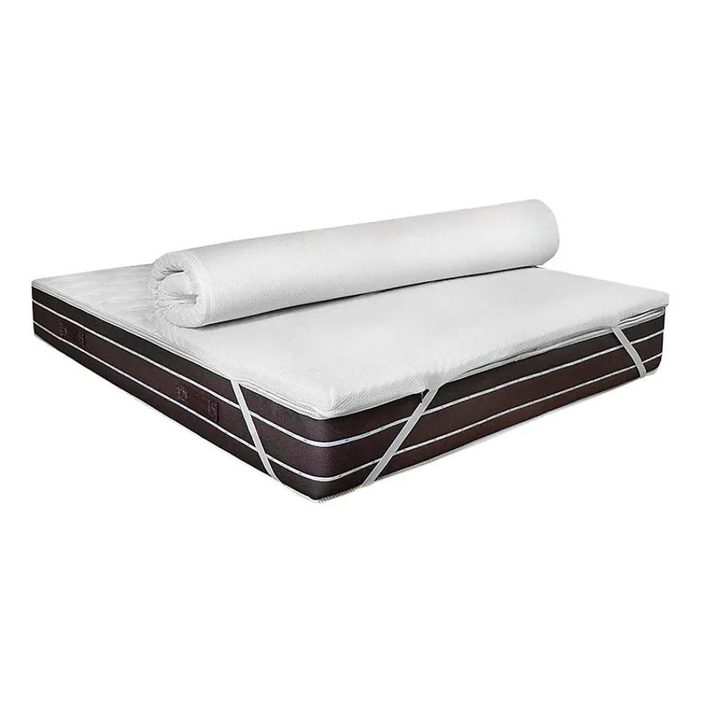 Demolo surmatelas double, Surmatelas pour améliorer la posture, Surmatelas en mousse à mémoire de forme, 160x200xh5 cm>Talamo Italia