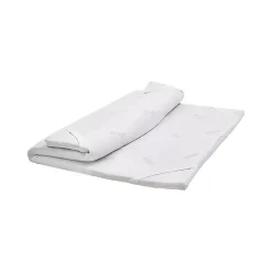 Demolo surmatelas double, Surmatelas pour améliorer la posture, Surmatelas en mousse à mémoire de forme, 160x190xh5 cm>Talamo Italia Hot