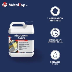 Derochant Galva Aluminium Chrome Béton - 60 L - Métaltop><noscript><img width=