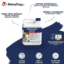Derochant Galva Aluminium Chrome Béton - 20 L - Métaltop><noscript><img width=