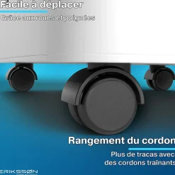 Eriksson Deshumidificateur - Dry Pro Plus - Blanc - Déshumidifie jusqu'à 16 litres par jour* Déshumidificateur D'Air