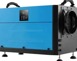 Giantex Deshumidificateur d Air Industriel 73,5L/Jour, 20%-90% Humidité, 2 Méthodes Drainage, Bleu* Déshumidificateur D'Air