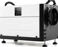 Giantex Deshumidificateur d Air Industriel 73,5L/Jour, Panneau de Contrôle, 20%-90% Humidité, 2 Méthodes Drainage Blanc* Déshumidificateur D'Air
