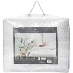 Atmosphera Créateur D'Intérieur Dessus de lit + 2 taies Dolce - ivoire 240x260 cm - Atmosphera* Boutis, Couvre-Lit, Édredon