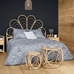 Dessus de lit 260 x 240 cm + 2 Taies 60 x 60 cm 