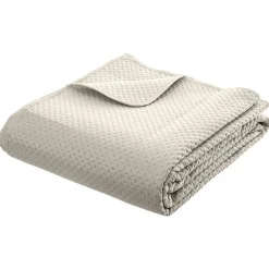 Atmosphera Créateur D'Intérieur Dessus de lit Dolce beige lin 260x240cm - Atmosphera* Boutis, Couvre-Lit, Édredon