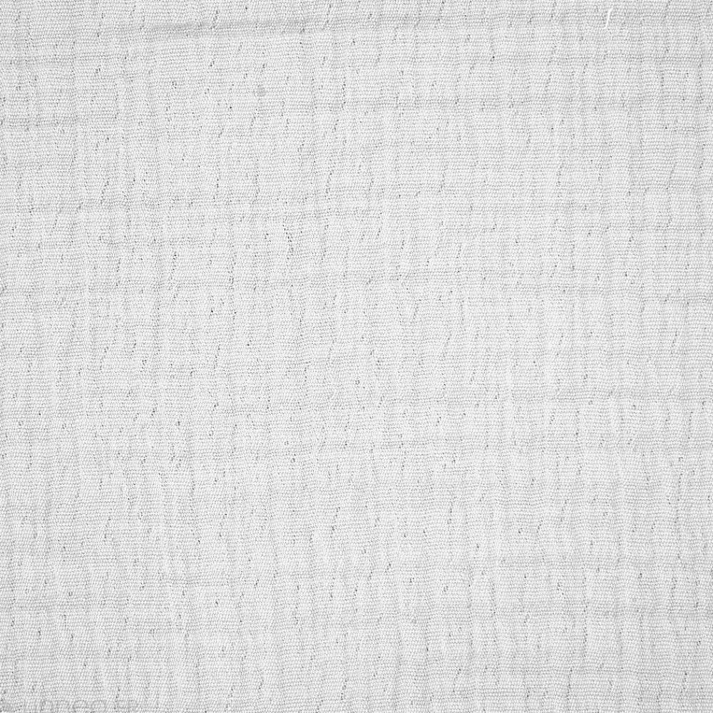 Dessus de lit frange 270x250 cm BREHAT 100% gaze de coton blanc>Linnea Discount