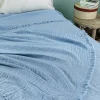 Dessus de lit gaze de coton (180x250 cm - Bleu ciel)> Outlet