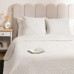 Atmosphera Créateur D'Intérieur Dessus de lit Kalia 240x260cm blanc - Atmosphera* Boutis, Couvre-Lit, Édredon