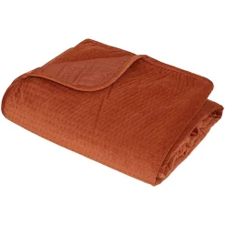 Dessus de lit Lilou terracotta 260x240cm - Atmosphera><noscript><img width=
