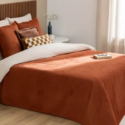 Dessus de lit Lilou terracotta 260x240cm - Atmosphera><noscript><img width=
