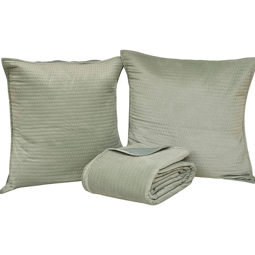 Dessus de lit Lilou vert céladon 260x240cm - Atmosphera>Atmosphera Créateur D'Intérieur Hot