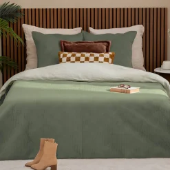 Dessus de lit Lilou vert céladon 260x240cm - Atmosphera>Atmosphera Créateur D'Intérieur Hot
