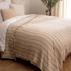 Dessus de lit Luisa 240x260cm beige - Atmosphera><noscript><img width=