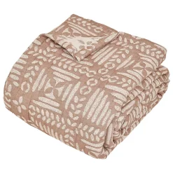 Dessus de lit Nuvia terracotta 260x240cm - Atmosphera>Atmosphera Créateur D'Intérieur Online