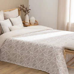 Dessus de lit Nuvia terracotta 260x240cm - Atmosphera>Atmosphera Créateur D'Intérieur Online