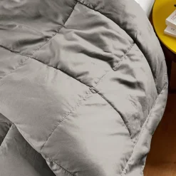Linnea Dessus de lit polyester microfibre 160x240 cm LAZY beige galet* Boutis, Couvre-Lit, Édredon