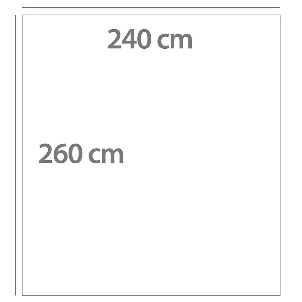 Dessus de lit polyester microfibre 260x240 cm LAZY orange ocre>Linnea Sale