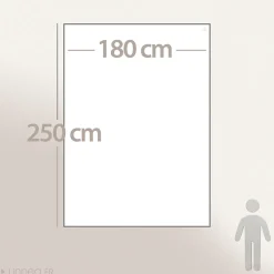 Dessus de lit réversible 180x250 cm JAIPUR en coton beige craie><noscript><img width=