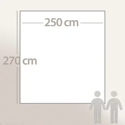 Linnea Dessus de lit réversible 270x250 cm JAIPUR en coton beige craie* Boutis, Couvre-Lit, Édredon