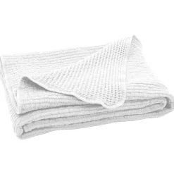 Linnea Dessus de lit réversible 230x250 cm JAIPUR en coton blanc* Boutis, Couvre-Lit, Édredon