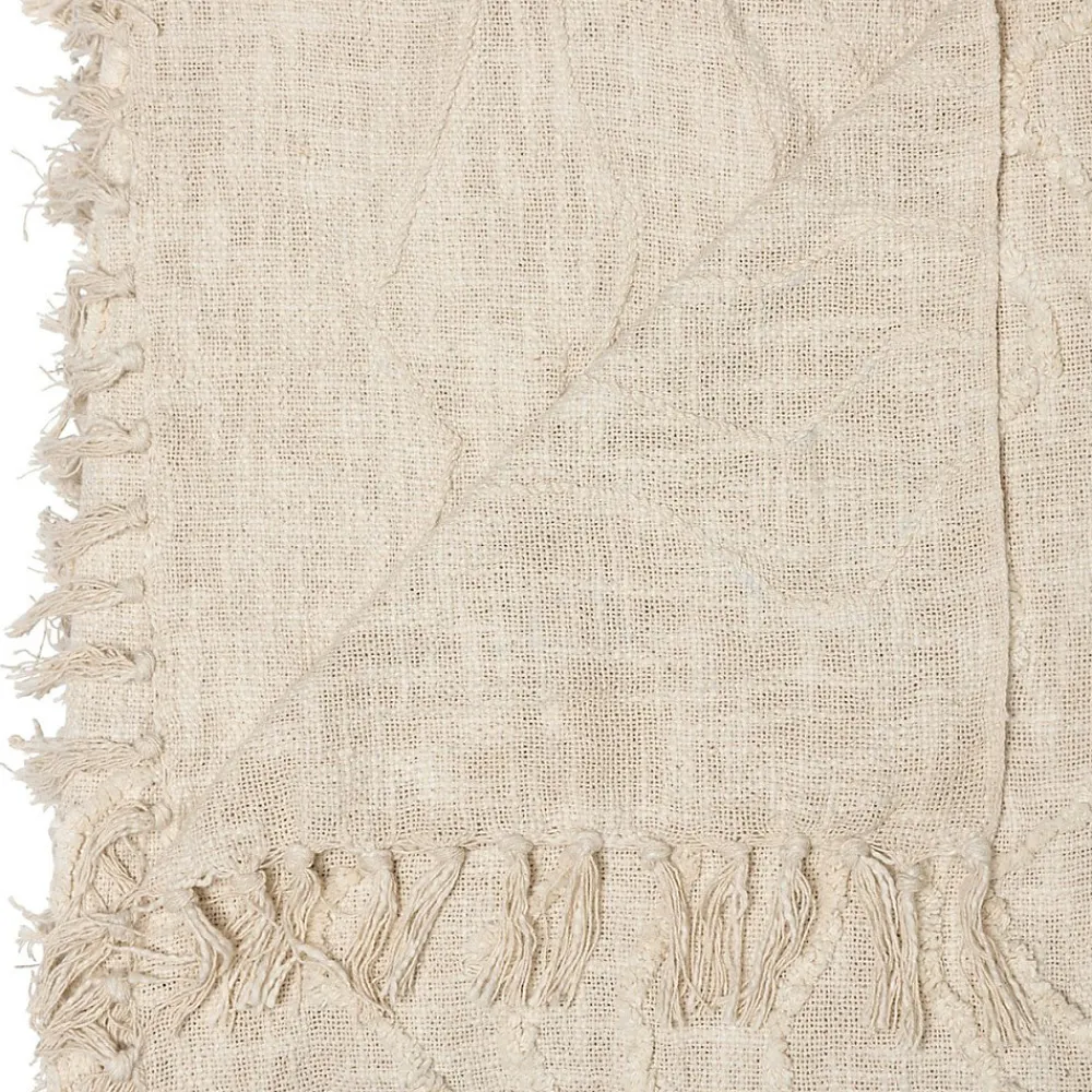 Atmosphera Créateur D'Intérieur Dessus de lit Slub tufté 240x260 coton* Boutis, Couvre-Lit, Édredon