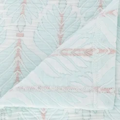 Dessus de lit Wild jacquard bleu clair 240x260cm - Atmosphera><noscript><img width=