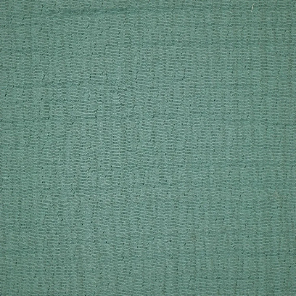 Dessus de lit 230x250 cm BREHAT 100% gaze de coton vert lichen>Linnea Sale