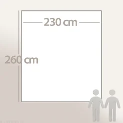Linnea Dessus de lit 260x230 cm HERMINE fausse fourrure beige Naturel* Boutis, Couvre-Lit, Édredon