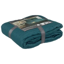 Atmosphera Créateur D'Intérieur Dessus de lit 240x260 Kalia bleu + 2 taies* Boutis, Couvre-Lit, Édredon