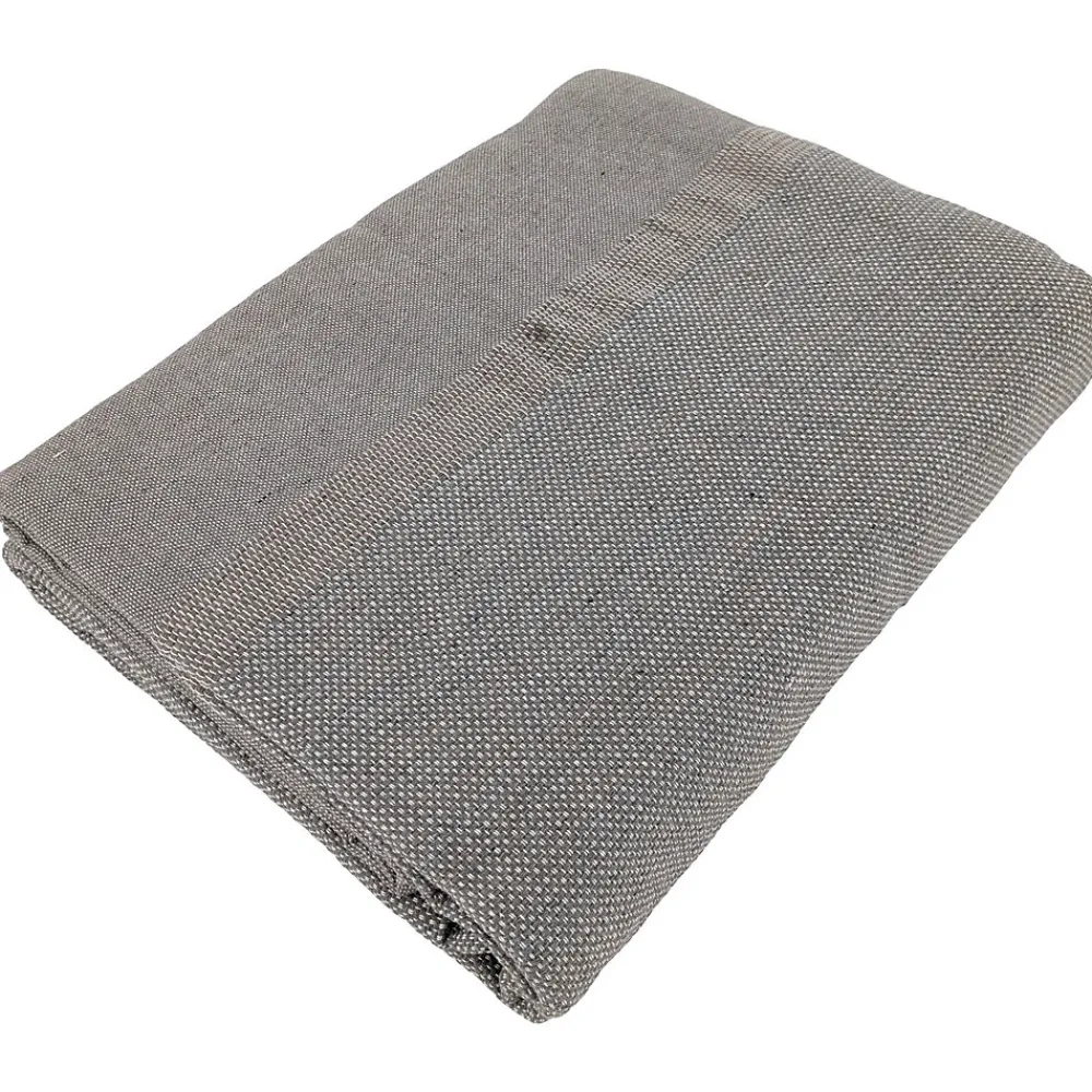 Linnea Dessus de lit ZAGORA pur coton 250 g/m² 260x240 cm beige lin* Boutis, Couvre-Lit, Édredon