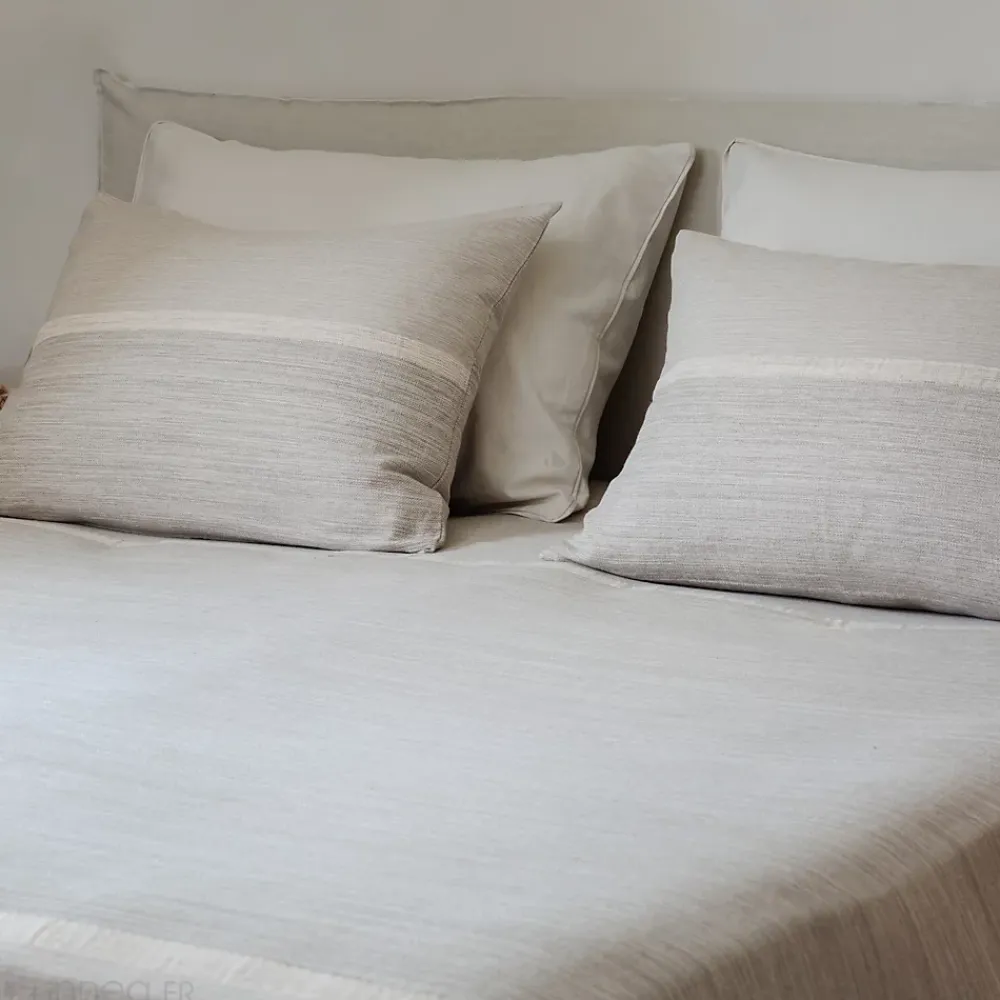 Linnea Dessus de lit ZAGORA pur coton 250 g/m² 180x240 cm blanc neige* Boutis, Couvre-Lit, Édredon