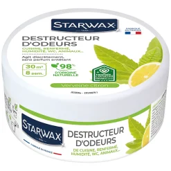 Starwax Destructeur d'odeurs verveine citronnée 300g* Désodorisant Et Parfum D'Ambiance