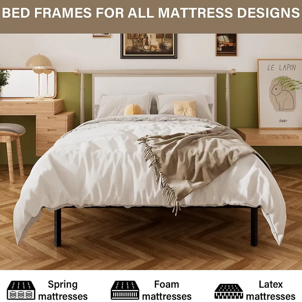 Teeno Dewinner Sommier à Lattes sur Pieds, Lit 2x13 Lattes, 7 Pieds Inclus, 140x200CM* Sommier